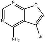 4-Amino-5-bromofuro[2,3-d]pyrimidine Structure