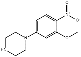 1-(3-methoxy-4-nitrophenyl)piperazine Structure