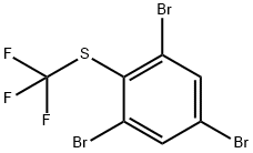 (2,4,6-tribromophenyl)(trifluoromethyl)sulfane Structure