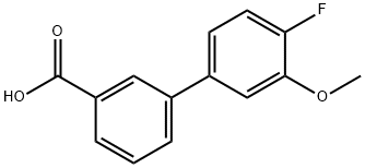 4'-Fluoro-3'-methoxybiphenyl-3-carboxylic acid Structure