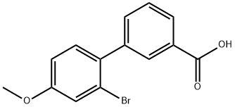 2-BroMo-4-Methoxybiphenyl-3-carboxylic acid Structure