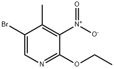5-Bromo-2-ethoxy-3-nitro-4-picoline Structure