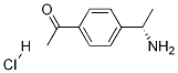 (S)-1-(4-(1-aMinoethyl)phenyl)ethanone hydrochloride Structure