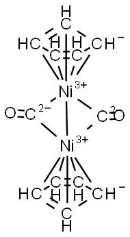 CYCLOPENTADIENYLNICKEL(II) CARBONYL  DI Structure