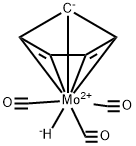 CYCLOPENTADIENYLMOLYBDENUM(I) TRICARBON Structure