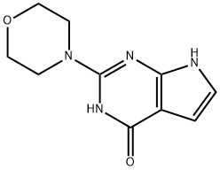 2-Morpholino-3H-pyrrolo[2,3-d]pyriMidin-4(7H)-one Structure
