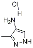 3-Methyl-1H-pyrazol-4-ylaMine hydrochloride Structure