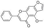4-Methoxy-7-phenyl-5H-furo[3,2-g][1]benzopyran-5-one Structure
