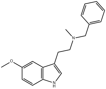 1H-Indole-3-ethanamine, 5-methoxy-N-methyl-N-(phenylmethyl)- Structure