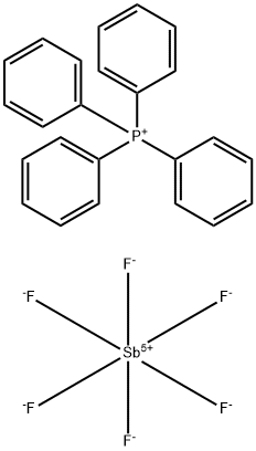TETRAPHENYLPHOSPHONIUM HEXAFLUOROANTIMONATE Structure
