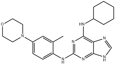 N6-环己基-N2-(2-甲基-4-吗啉苯基)-9H-嘌呤-2,6-二胺