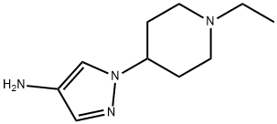 1-(1-ethylpiperidin-4-yl)-1H-pyrazol-4-aMine Structure