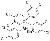 Borate(1-), tetrakis(3,4-dichlorophenyl)-, sodiuM(1:1) Structure