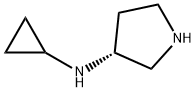 Cyclopropyl-(S)-pyrrolidin-3-yl-amine Structure