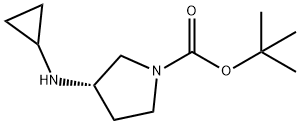 (R)-1-BOC-3-Cyclopropylamino-pyrrolidine Structure