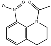 1-(8-Nitro-3,4-dihydro-2H-quinolin-1-yl)-ethanone Structure
