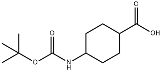 4-(BOC-AMINO)CYCLOHEXANECARBOXYLIC ACID Structure