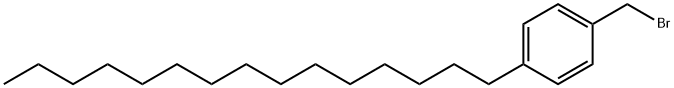 1-(broMoMethyl)-4-pentadecyl-benzene Structure