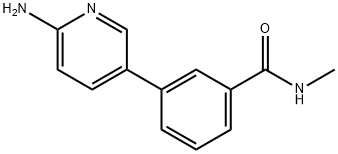 3-(6-AMinopyridin-3-yl)-N-MethylbenzaMide Structure