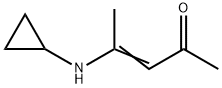 (3Z)-4-(CyclopropylaMino)pent-3-en-2-one Structure