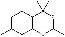 hexahydro-2,4,4,7-tetramethyl-4H-1,3-benzodioxin Structure