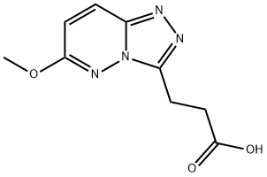 3-(6-Methoxy[1,2,4]triazolo[4,3-b]pyridazin-3-yl)propanoic acid Structure