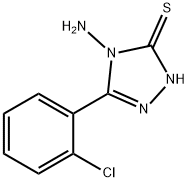 4-AMINO-3-MERCAPTO-5-(2-CHLOROPHENYL)-[1,2,4-]TRIAZOLE Structure