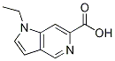 1-ethyl-1H-pyrrolo[3,2-c]pyridine-6-carboxylic 
acid Structure