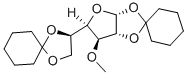 1,2:5,6-DI-O-CYCLOHEXYLIDENE-3-O-METHYL-ALPHA-D-GLUCOFURANOSE Structure
