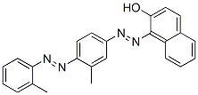 1-[[3-methyl-4-[(2-methylphenyl)azo]phenyl]azo]-2-naphthol  Structure