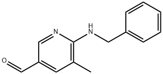 6-(benzylaMino)-5-Methylnicotinaldehyde Structure