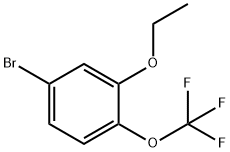 4-BroMo-2-ethoxy-1-(trifluoroMethoxy)benzene Structure