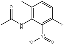 2-AcetaMido-4-fluoro-3-nitrotoluene Structure