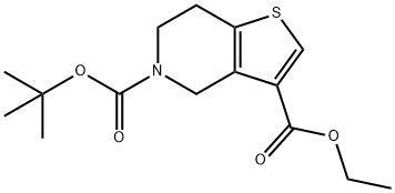 5-tert-butyl 3-ethyl 4H,5H,6H,7H-thieno[3,2-c]pyridine-3,5-dicarboxylate Structure
