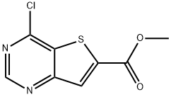 methyl 4-chlorothieno[3,2-d]pyrimidine-6-carboxylate Structure