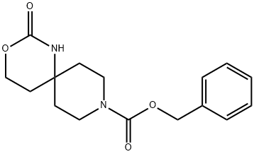 9-Cbz-2-oxo-3-oxa-1,9-diaza-spiro[5.5]undecane Structure