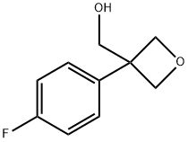 (3-(4-Fluorophenyl)oxetan-3-yl)methanol Structure