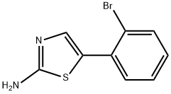 5-(2-BroMo-phenyl)-thiazol-2-ylaMine Structure