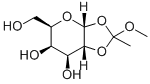 a-D-Galactopyranose1,2-(methylorthoacetate) Structure