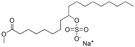 sodium 1-methyl 9-(sulphooxy)octadecanoate  Structure