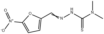 5-Nitro-2-furaldehyde 4,4-dimethyl thiosemicarbazone Structure