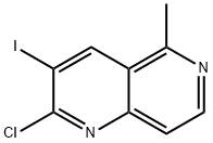 2-Chloro-3-iodo-5-methyl-1,6-naphthyridine Structure