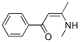 1-Phenyl-3-(methylamino)-2-butene-1-one Structure