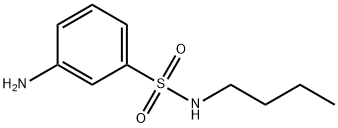 3-AMINO-N-BUTYLBENZENESULFONAMIDE Structure