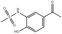 N-(5-ACETYL-2-HYDROXY-PHENYL)-METHANESULFONAMIDE Structure