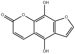 5,8-DIHYDROXYPSORALEN Structure