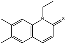 Carbostyril,  1-ethyl-6,7-dimethyl-2-thio-  (7CI,8CI) Structure