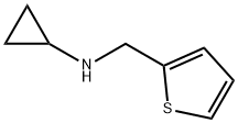 N-(Thiophen-2-ylMethyl)cyclopropanaMine Structure
