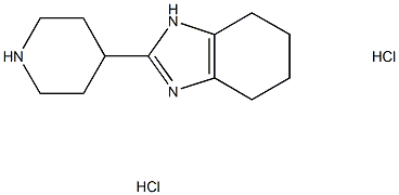 2-(Piperidin-4-yl)-4,5,6,7-tetrahydro-1H-benzo[d]imidazole dihydrochloride Structure