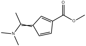 3-[1-(Dimethylamino)ethylidene]-1,4-cyclopentadiene-1-carboxylic acid methyl ester Structure